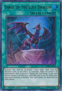Dirge of the Lost Dragon - 2020 Tin of Lost Memories (MP20) #MP20-EN079 - Ultra Rare YuGiOh Trading Card