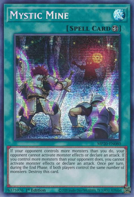 Mystic Mine - 2020 Tin of Lost Memories YuGiOh trading card