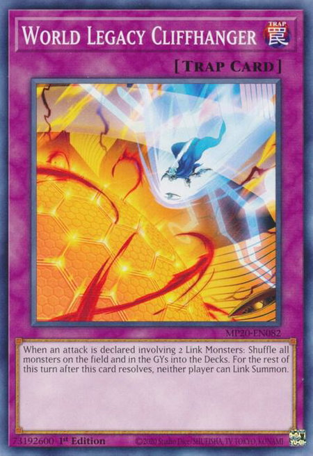 World Legacy Cliffhanger - 2020 Tin of Lost Memories YuGiOh trading card
