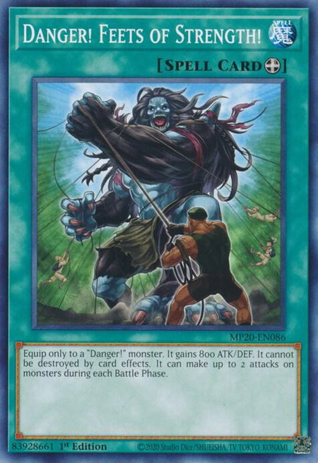 Danger! Feets of Strength! - 2020 Tin of Lost Memories YuGiOh trading card