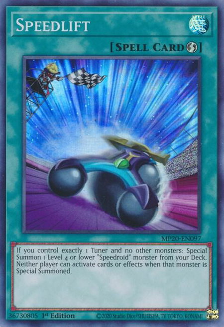 Speedlift - 2020 Tin of Lost Memories YuGiOh trading card