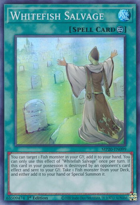 Whitefish Salvage - 2020 Tin of Lost Memories YuGiOh trading card