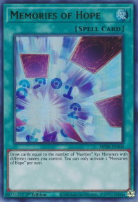 Memories of Hope - 2020 Tin of Lost Memories (MP20) #MP20-EN100 - Ultra Rare YuGiOh Trading Card