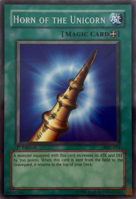 Horn of the Unicorn - Magic Ruler YuGiOh trading card