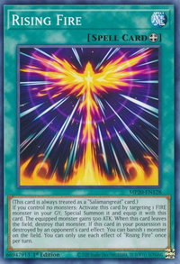 Rising Fire - 2020 Tin of Lost Memories (MP20) #MP20-EN128 - Common / Short Print YuGiOh Trading Card