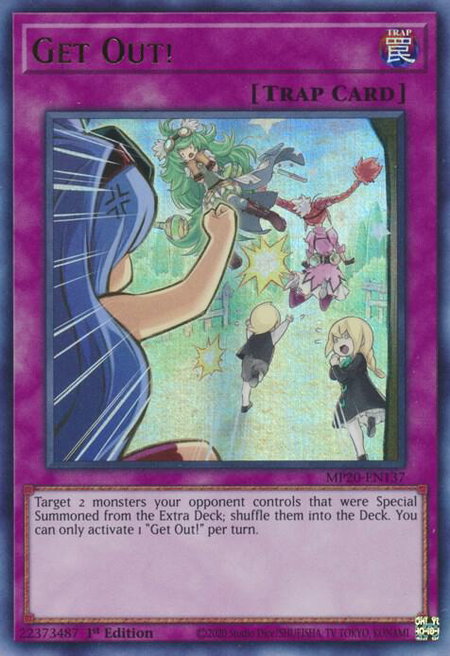 Get Out! - 2020 Tin of Lost Memories YuGiOh trading card
