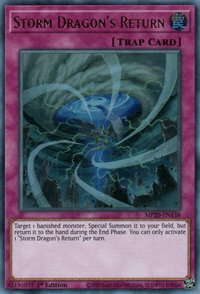 Storm Dragon's Return - 2020 Tin of Lost Memories (MP20) #MP20-EN138 - Ultra Rare YuGiOh Trading Card
