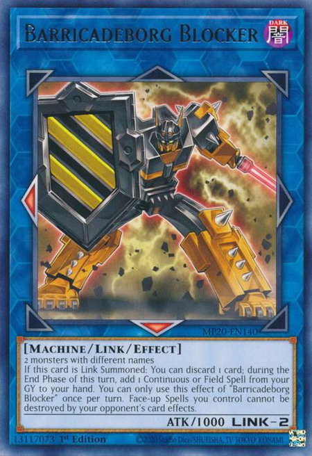 Barricadeborg Blocker - 2020 Tin of Lost Memories YuGiOh trading card