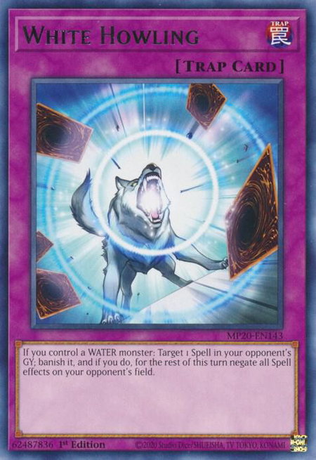 White Howling - 2020 Tin of Lost Memories YuGiOh trading card