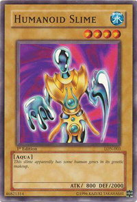 Humanoid Slime - Labyrinth of Nightmare (LON) #LON-003 - Common / Short Print YuGiOh Trading Card