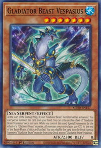 Gladiator Beast Vespasius - 2020 Tin of Lost Memories (MP20) #MP20-EN157 - Common / Short Print YuGiOh Trading Card