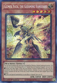 Gizmek Yata, the Gleaming Vanguard - 2020 Tin of Lost Memories (MP20) #MP20-EN163 - Prismatic Secret Rare YuGiOh Trading Card