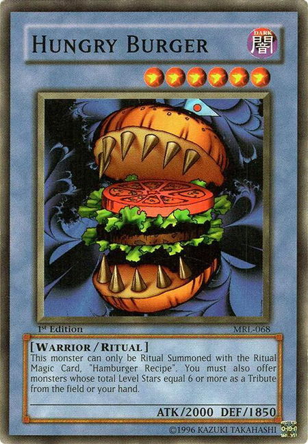 Hungry Burger - Magic Ruler YuGiOh trading card