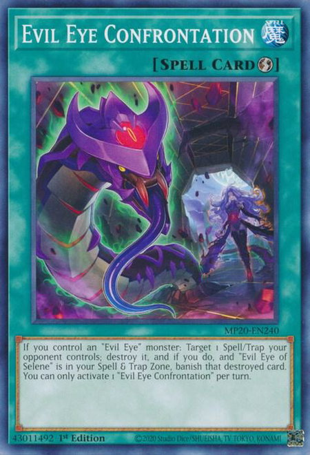 Evil Eye Confrontation - 2020 Tin of Lost Memories YuGiOh trading card