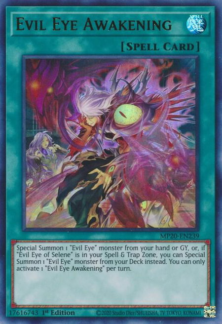 Evil Eye Awakening - 2020 Tin of Lost Memories YuGiOh trading card
