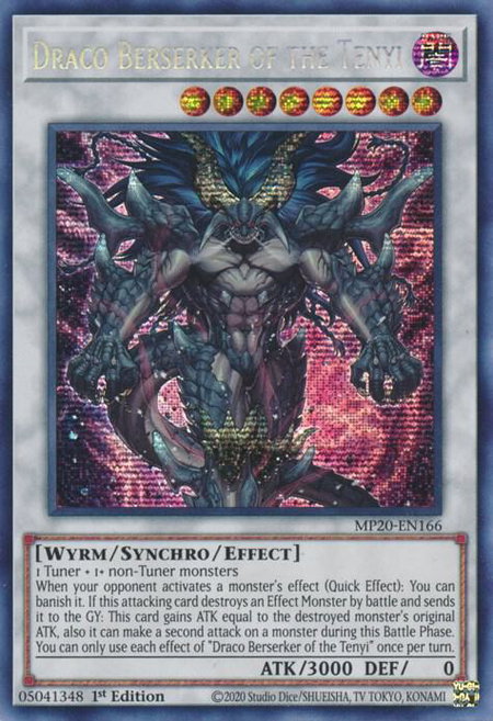Draco Berserker of the Tenyi - 2020 Tin of Lost Memories YuGiOh trading card