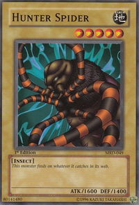 Hunter Spider - Metal Raiders (MRD) #MRD-049 - Common / Short Print YuGiOh Trading Card
