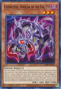Catoblepas, Familiar of the Evil Eye - 2020 Tin of Lost Memories (MP20) #MP20-EN234 - Common / Short Print YuGiOh Trading Card
