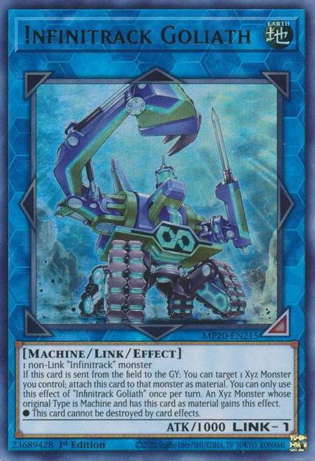 Infinitrack Goliath - 2020 Tin of Lost Memories YuGiOh trading card