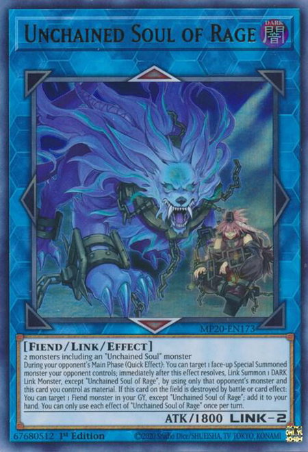 Unchained Soul of Rage - 2020 Tin of Lost Memories YuGiOh trading card
