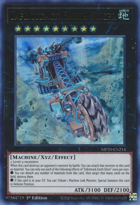 Infinitrack Earth Slicer - 2020 Tin of Lost Memories YuGiOh trading card