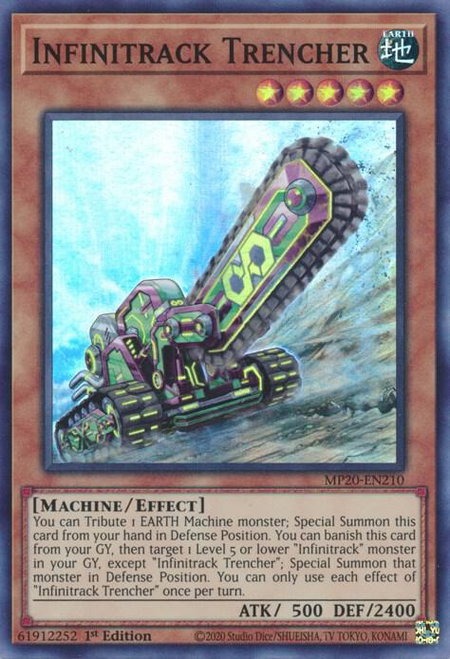 Infinitrack Trencher - 2020 Tin of Lost Memories YuGiOh trading card