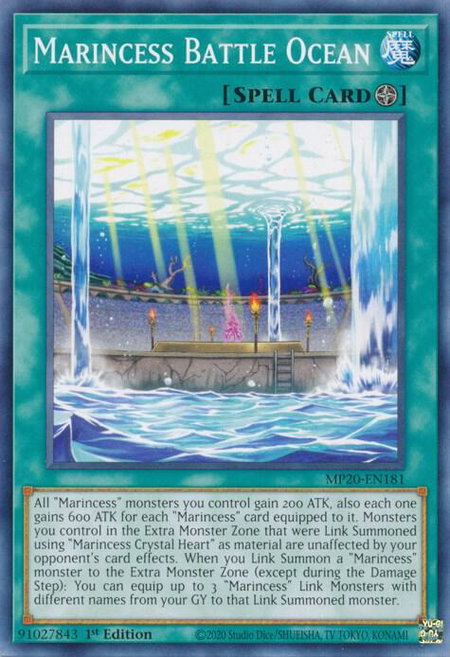 Marincess Battle Ocean - 2020 Tin of Lost Memories YuGiOh trading card