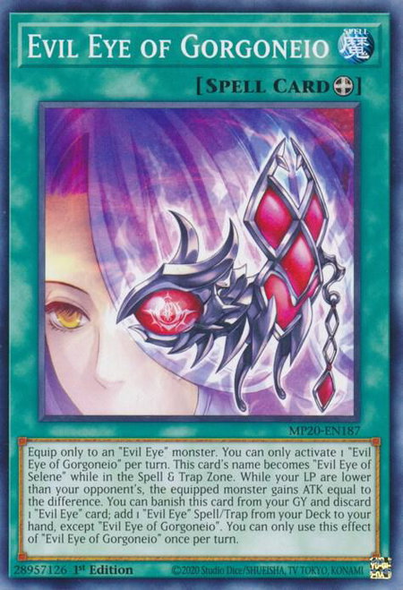 Evil Eye of Gorgoneio - 2020 Tin of Lost Memories YuGiOh trading card