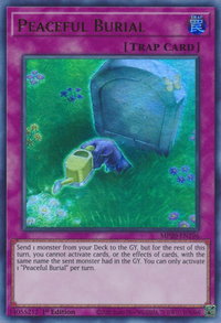 Peaceful Burial - 2020 Tin of Lost Memories (MP20) #MP20-EN196 - Ultra Rare YuGiOh Trading Card