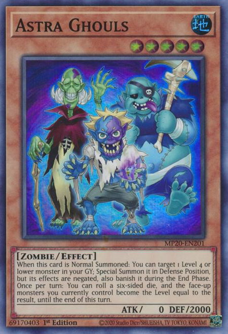 Astra Ghouls - 2020 Tin of Lost Memories YuGiOh trading card