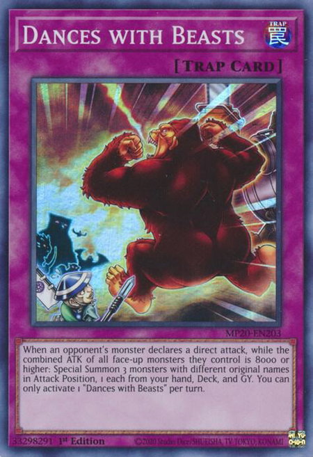 Dances with Beasts - 2020 Tin of Lost Memories YuGiOh trading card