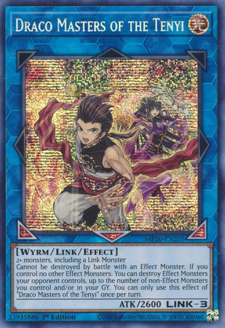 Draco Masters of the Tenyi - 2020 Tin of Lost Memories YuGiOh trading card