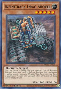 Infinitrack Drag Shovel - 2020 Tin of Lost Memories (MP20) #MP20-EN209 - Common / Short Print YuGiOh Trading Card