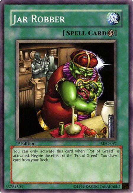 Jar Robber - Magician's Force YuGiOh trading card