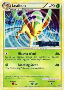 Leafeon - 17/90 (Prerelease) - HGSS Promos (PR) #17/90 - Rare Pokémon Trading Card