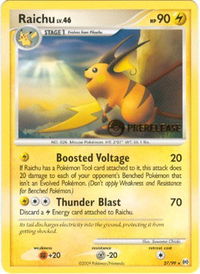 Raichu - 27/99 (Prerelease) - Nintendo Promos (PR) #27/99 - Rare Pokémon Trading Card
