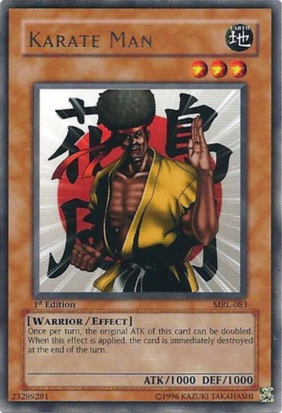 Karate Man - Magic Ruler YuGiOh trading card