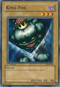 King Fog - The Legend of Blue Eyes White Dragon (LOB) #LOB-036 - Common / Short Print YuGiOh Trading Card