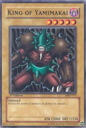King of Yamimakai - Metal Raiders YuGiOh trading card