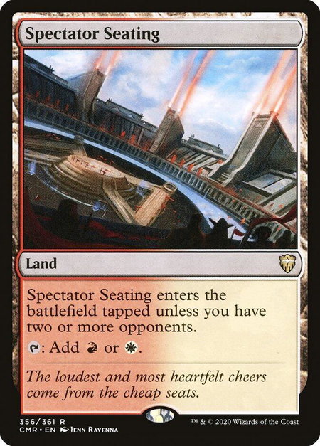 Spectator Seating - Commander Legends Magic: The Gathering trading card