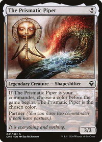 The Prismatic Piper - Commander Legends (CMR) #1 - Special Magic: The Gathering Trading Card