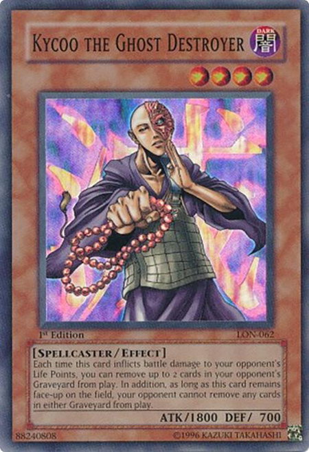 Kycoo the Ghost Destroyer - Labyrinth of Nightmare YuGiOh trading card