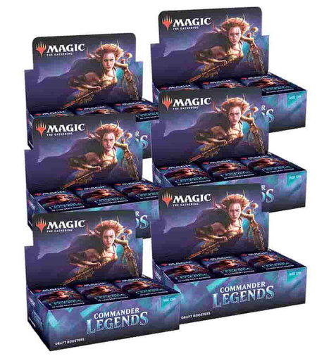 Commander Legends - Draft Booster Box Case trading card from Commander Legends Commander Legends - Draft Booster Box Case - Commander Legends Magic: The Gathering trading card