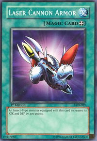Laser Cannon Armor - The Legend of Blue Eyes White Dragon (LOB) #LOB-089 - Common / Short Print YuGiOh Trading Card