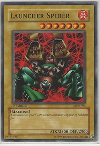Launcher Spider - Metal Raiders (MRD) #MRD-095 - Common / Short Print YuGiOh Trading Card