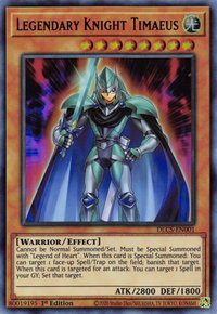 Legendary Knight Timaeus - Dragons of Legend: The Complete Series (DLCS) #DLCS-EN001 - Ultra Rare YuGiOh Trading Card