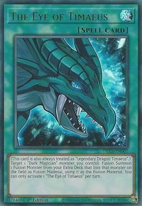 The Eye of Timaeus - Dragons of Legend: The Complete Series (DLCS) #DLCS-EN007 - Ultra Rare YuGiOh Trading Card