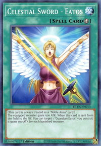Celestial Sword - Eatos - Dragons of Legend: The Complete Series (DLCS) #DLCS-EN013 - Common / Short Print YuGiOh Trading Card