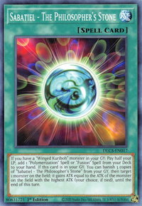 Sabatiel - The Philosopher's Stone - Dragons of Legend: The Complete Series (DLCS) #DLCS-EN017 - Common / Short Print YuGiOh Trading Card