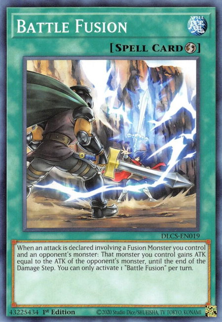 Battle Fusion trading card from Dragons of Legend: The Complete Series Battle Fusion - Dragons of Legend: The Complete Series YuGiOh trading card